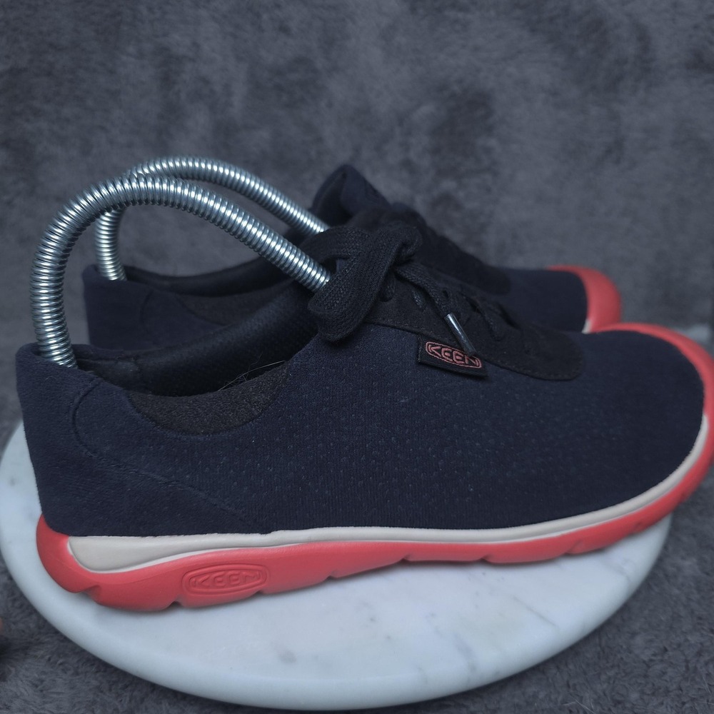 KEEN Shoes Womens Size 7.5 Black Canvas Walking Lightweight Sneakers 1002851